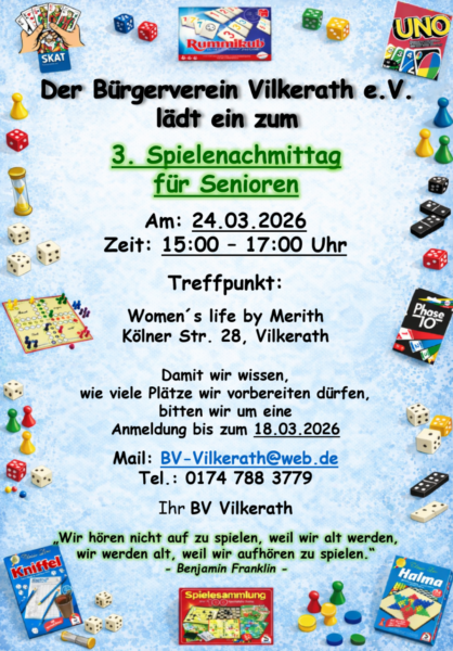 3. Spielenachmittag 24.03.2026