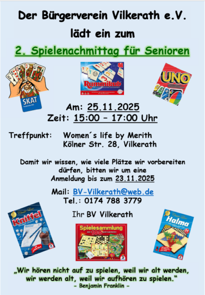 Zweiter Spielnachmittag